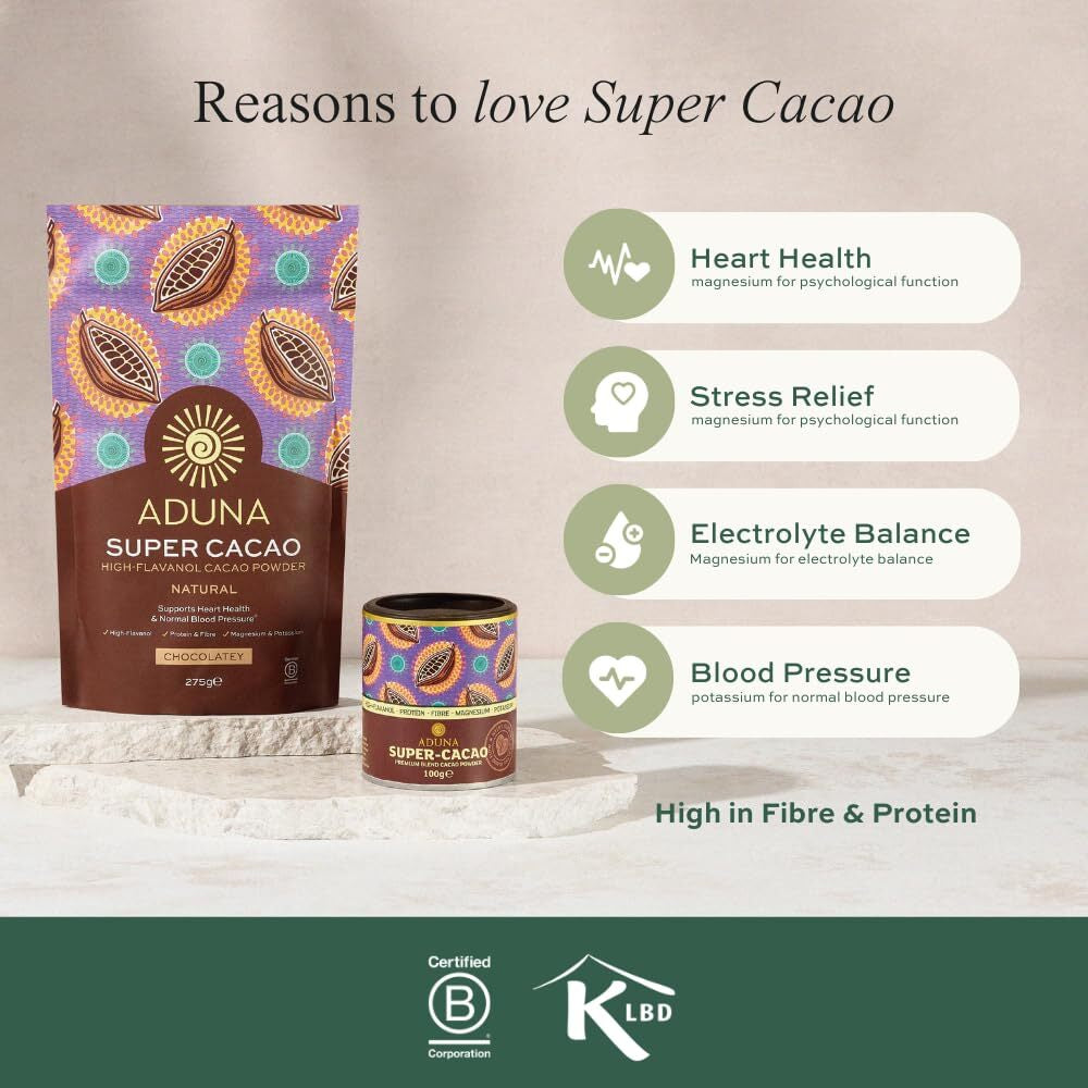 Organic Cacao Powder 9.7Oz Vegan Antioxidant Heart Health Boosting Chocolate