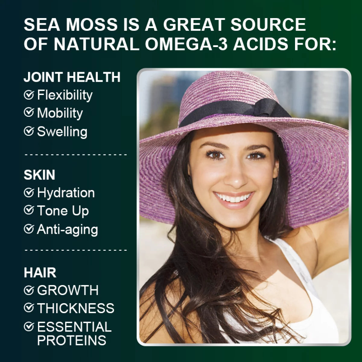 Irish Sea Moss Capsules 2000Mg with Burdock Root, Irish Moss and Bladderwrack, 120 Capsules