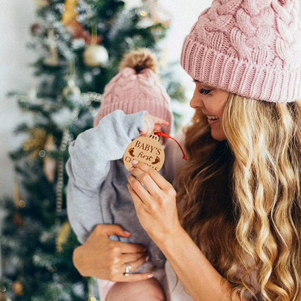 Set of 3 Babys First Christmas Photo Frame Ornament 2024 | My First Christmas Ornament with Photo Frame | Babys 1St Christmas Ornament 2024