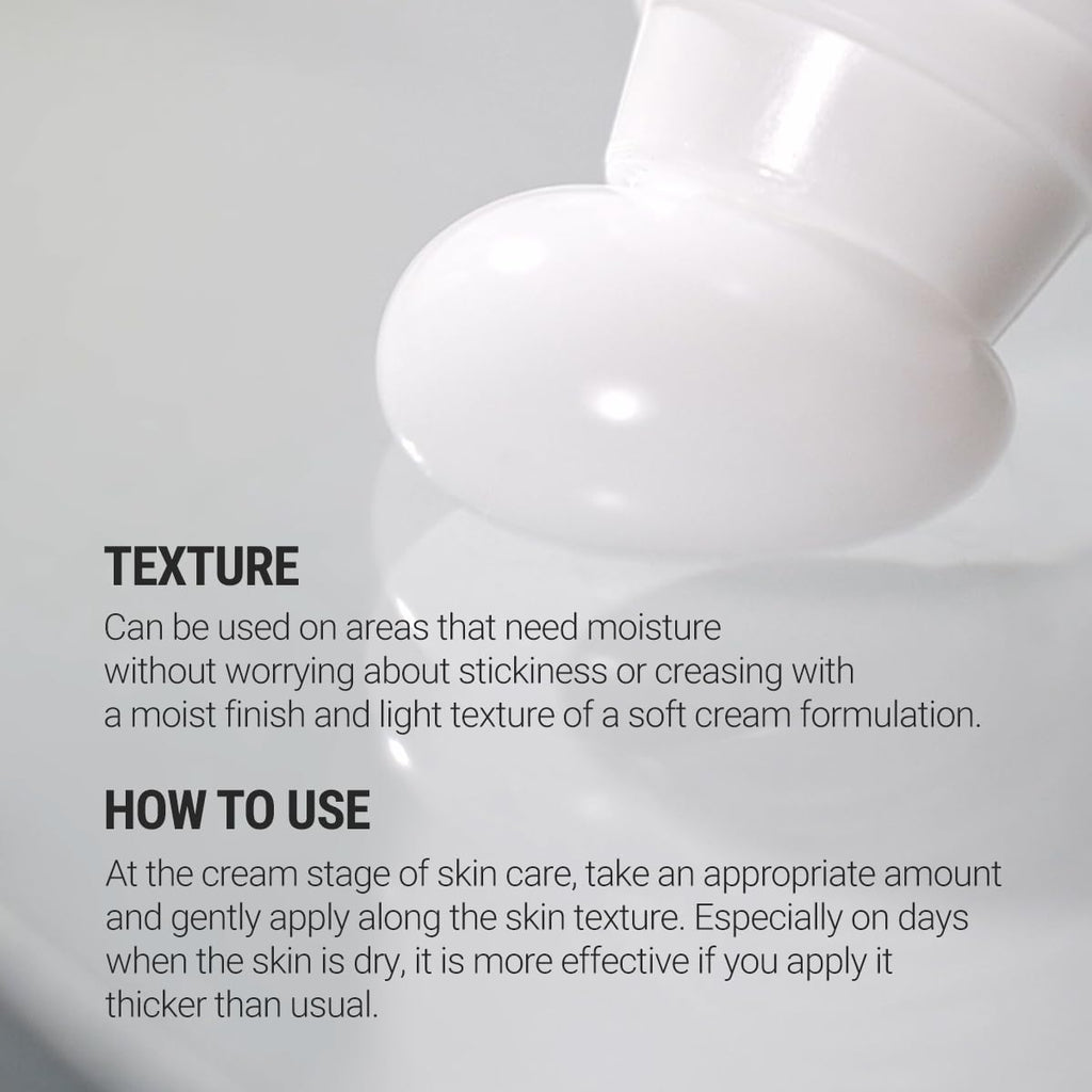 Calming Lotus Water Cream - Lightweight Moisturizer Face Cream for Oily, Combination Skin | 75% Lotus Water Extract for Skin Purifying, Anti-Aging | Vegan Korean Skincare (2.03 Fl Oz, 60Ml)