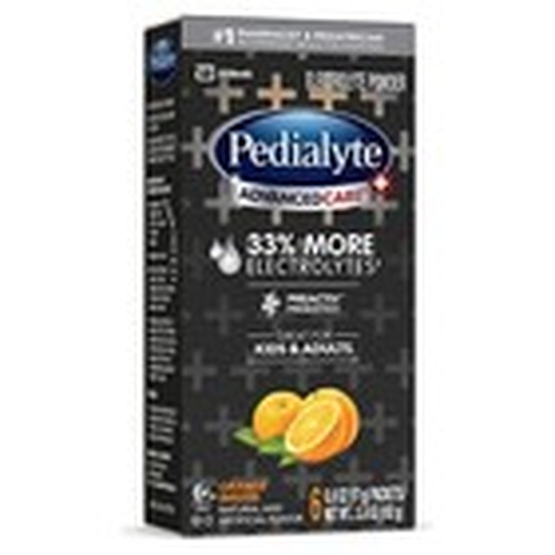 Pedialyte Advancedcare plus Electrolyte Powder Packets Berry Frost 6 Count