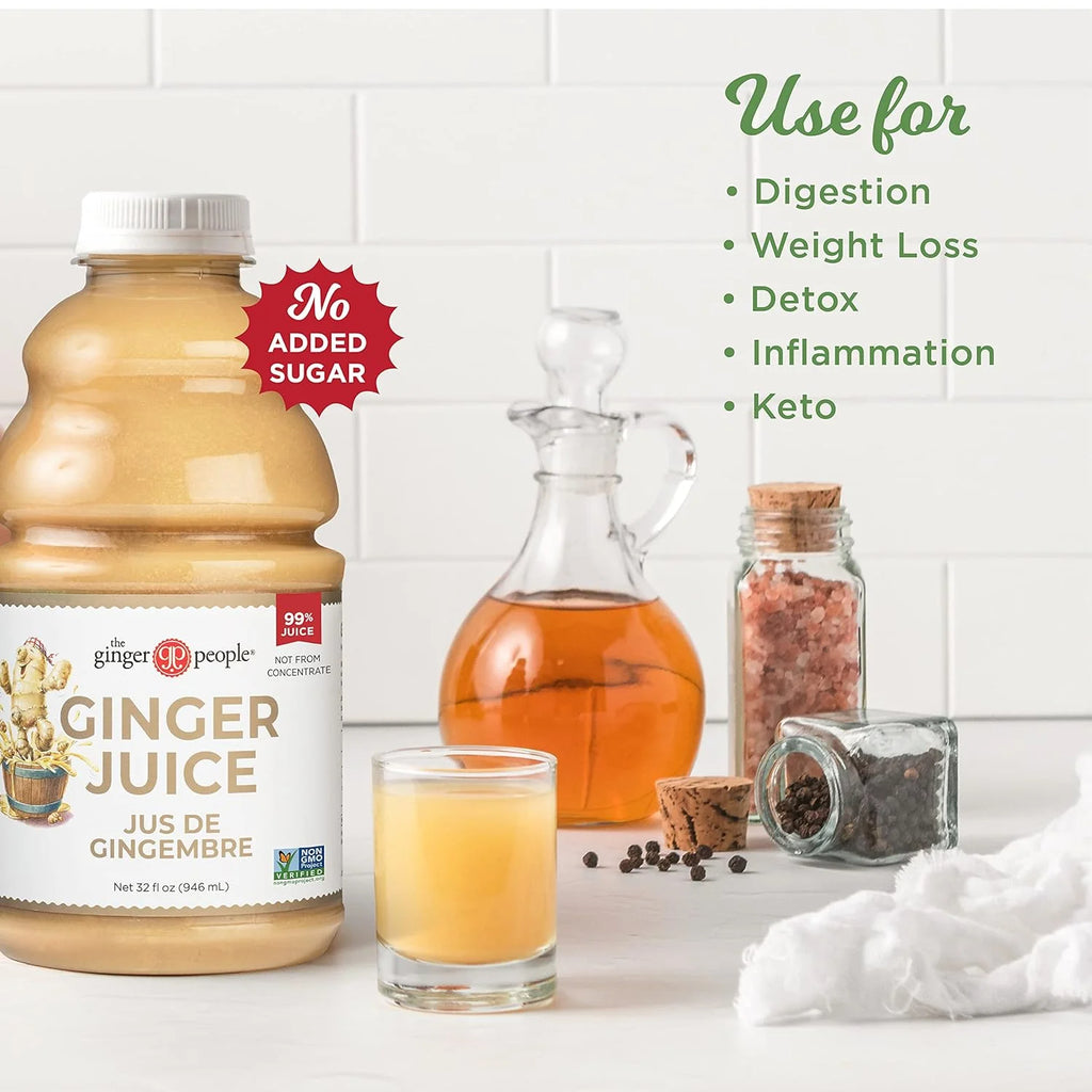 99% Pure Ginger Juice W/Citric Acid - 32Oz - Pack of 1